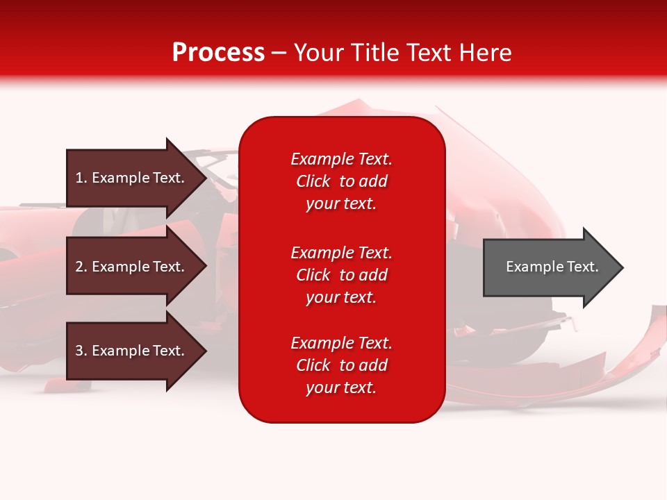 Wreck Hood Crumple PowerPoint Template