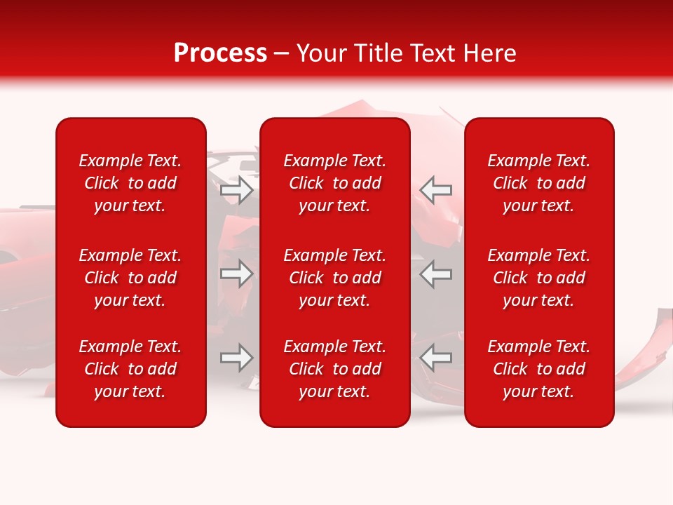Wreck Hood Crumple PowerPoint Template