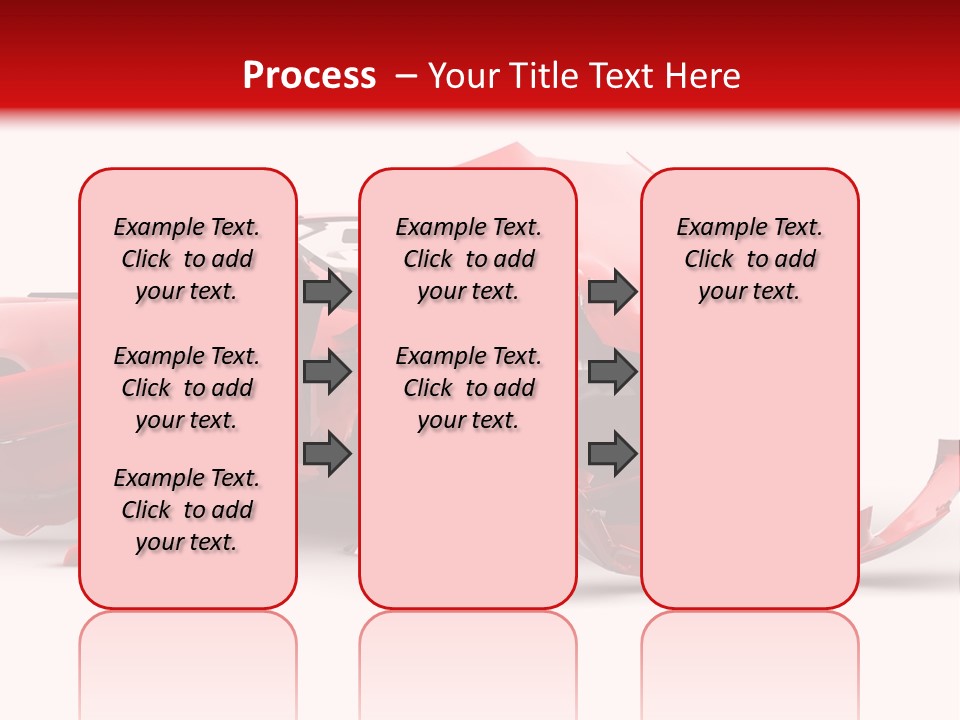 Wreck Hood Crumple PowerPoint Template