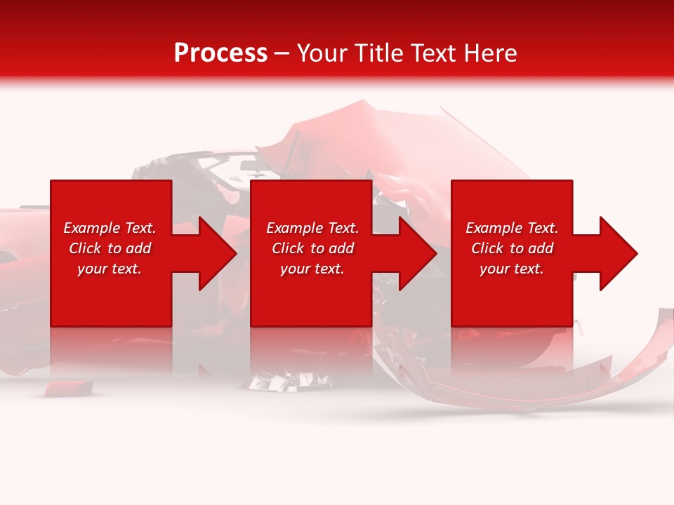 Wreck Hood Crumple PowerPoint Template