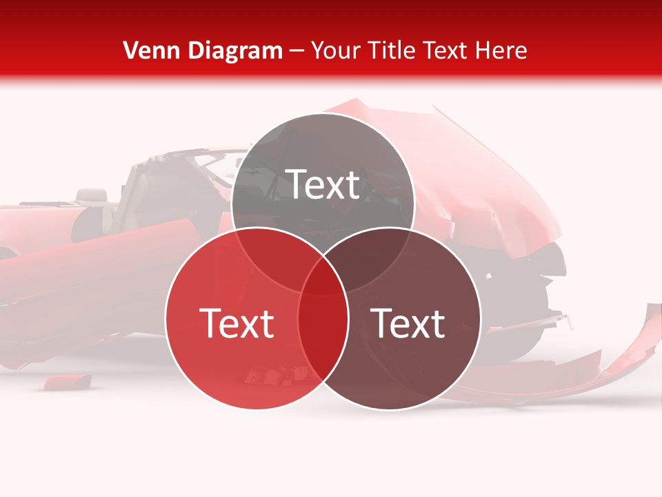 Wreck Hood Crumple PowerPoint Template