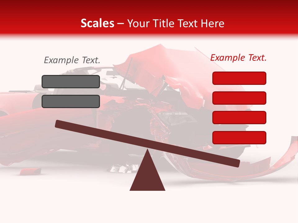 Wreck Hood Crumple PowerPoint Template