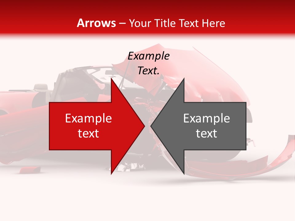 Wreck Hood Crumple PowerPoint Template