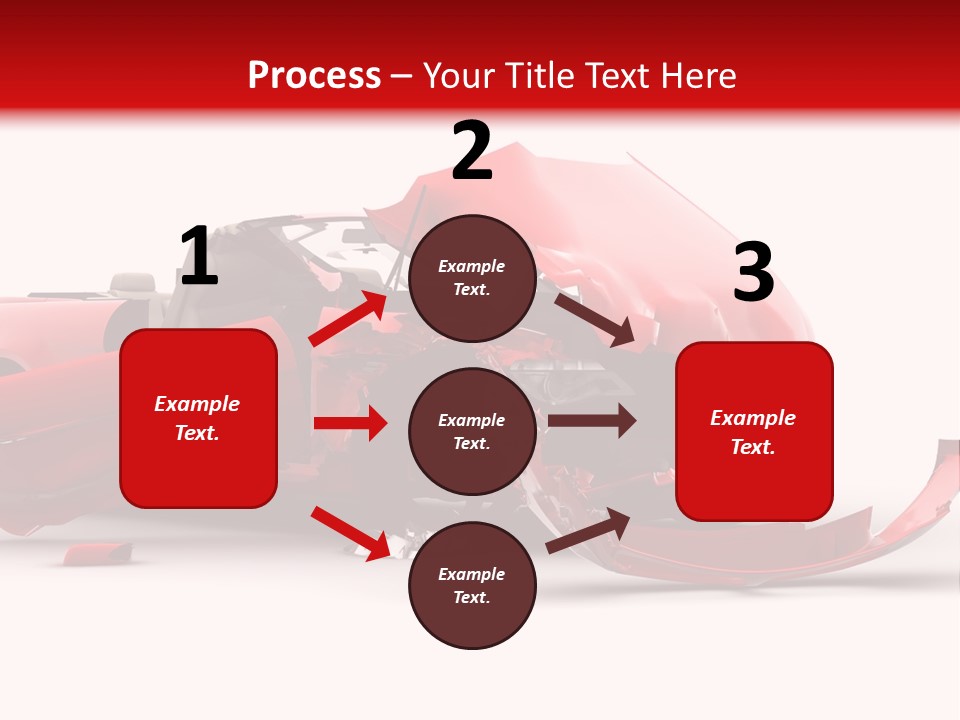 Wreck Hood Crumple PowerPoint Template