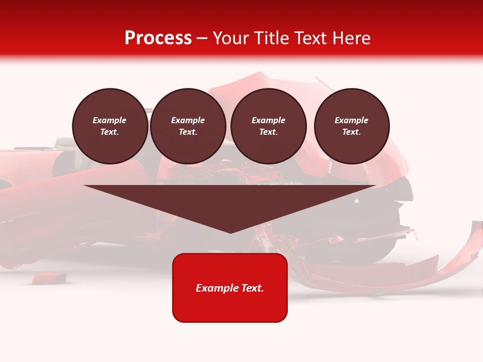 Wreck Hood Crumple PowerPoint Template