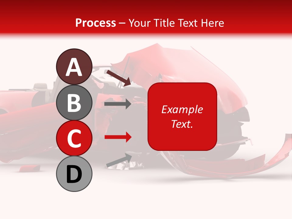 Wreck Hood Crumple PowerPoint Template