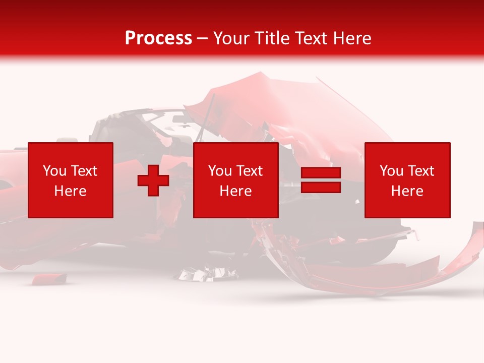 Wreck Hood Crumple PowerPoint Template