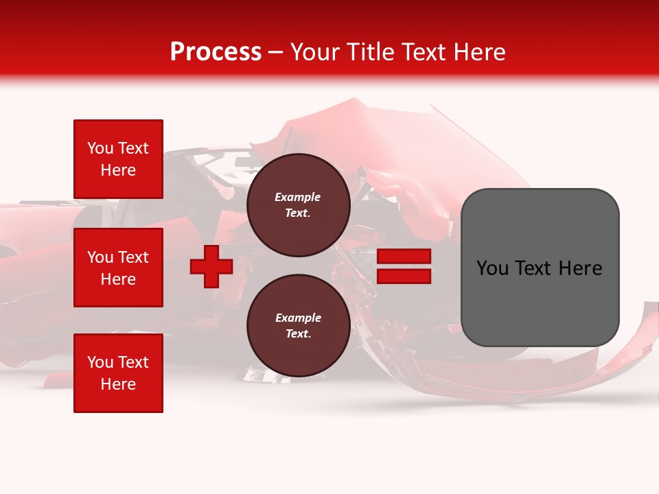 Wreck Hood Crumple PowerPoint Template