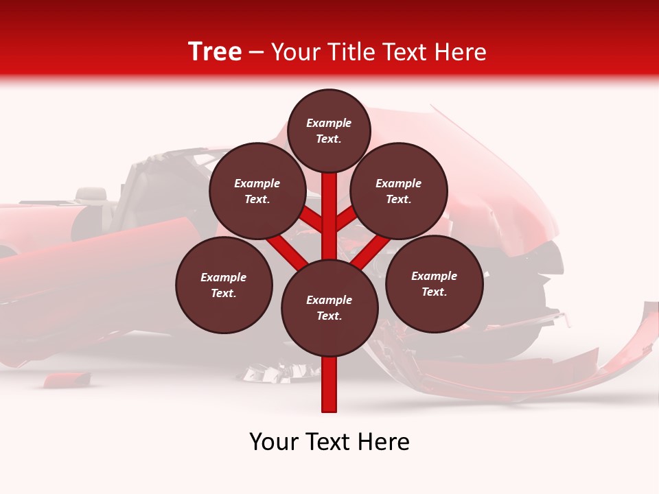 Wreck Hood Crumple PowerPoint Template