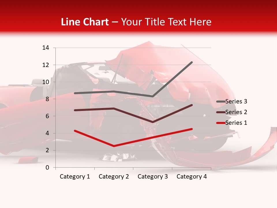 Wreck Hood Crumple PowerPoint Template