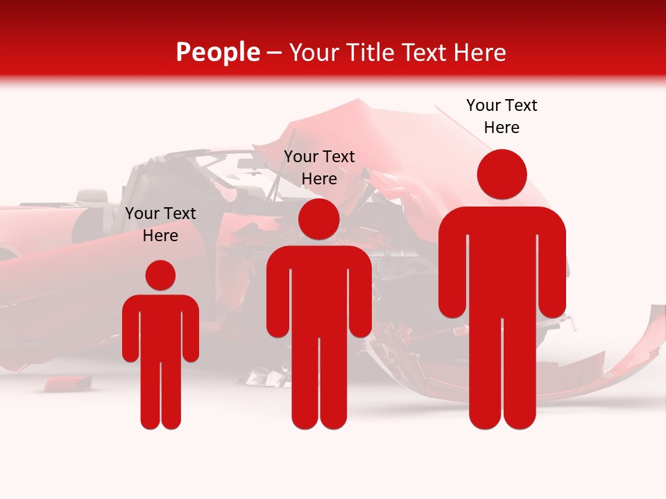 Wreck Hood Crumple PowerPoint Template