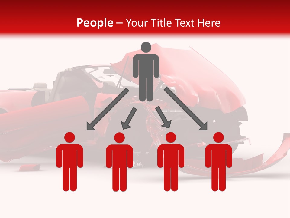 Wreck Hood Crumple PowerPoint Template