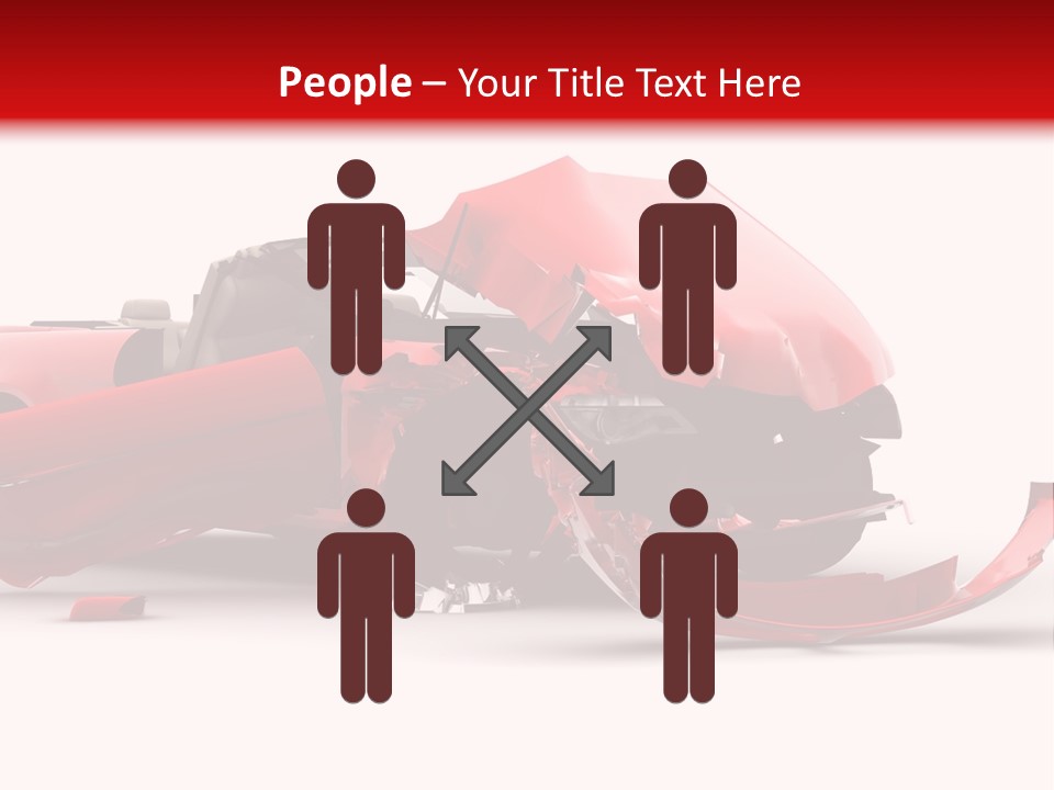 Wreck Hood Crumple PowerPoint Template