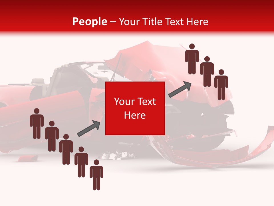 Wreck Hood Crumple PowerPoint Template
