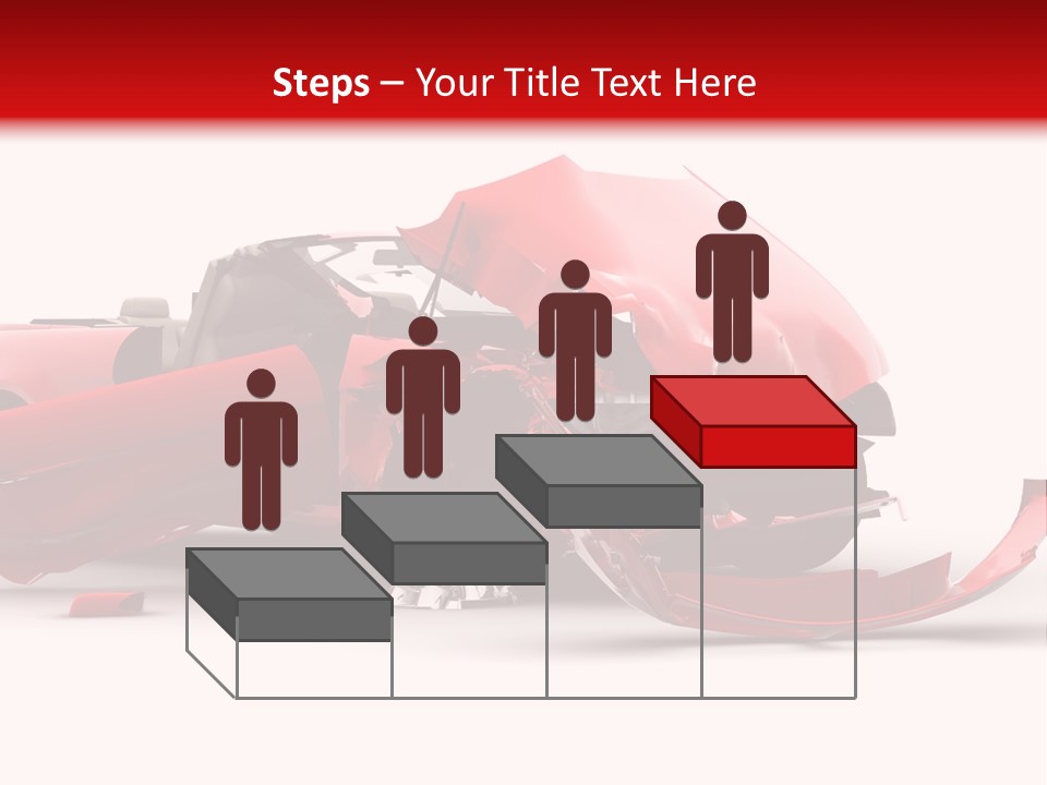 Wreck Hood Crumple PowerPoint Template