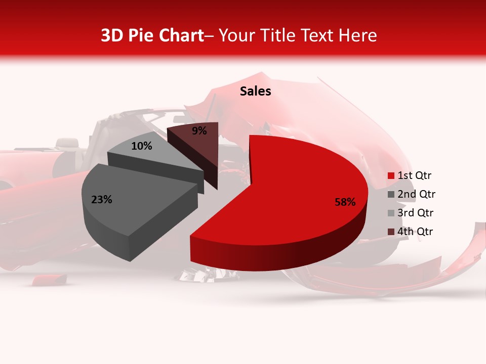 Wreck Hood Crumple PowerPoint Template