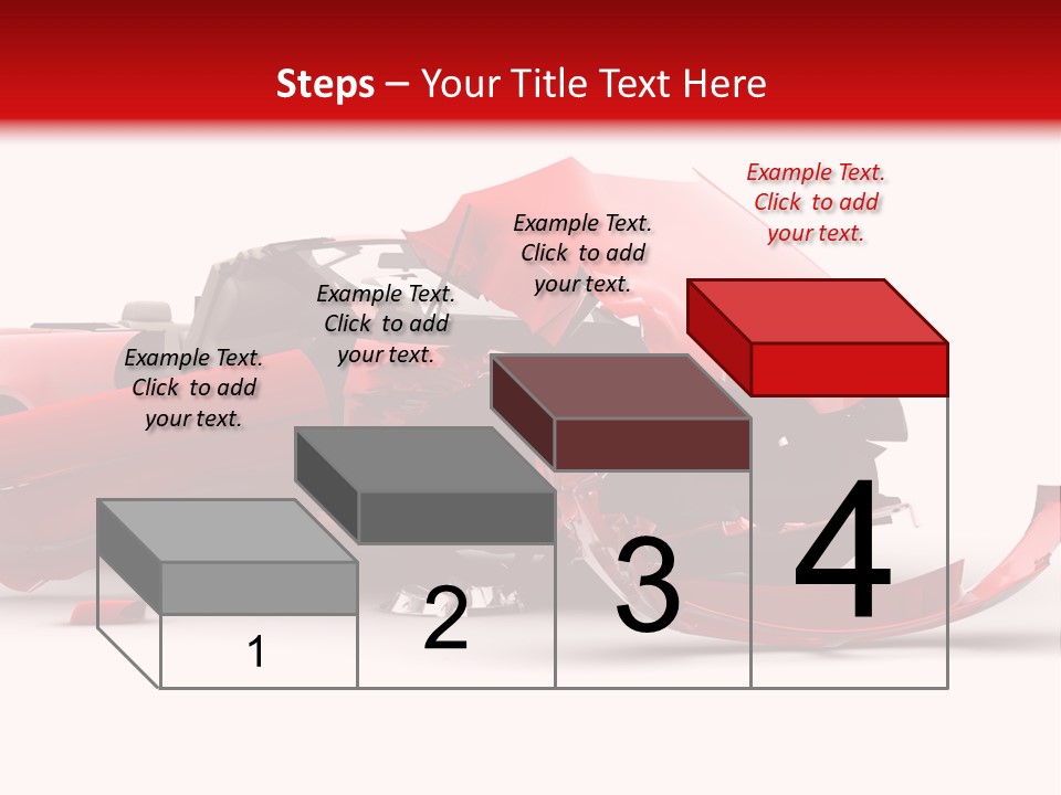 Wreck Hood Crumple PowerPoint Template