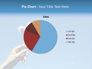 Fingers Horizontal Freedom PowerPoint Template