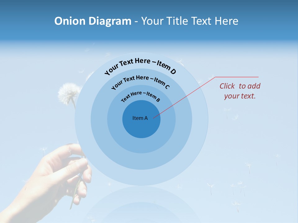 Fingers Horizontal Freedom PowerPoint Template
