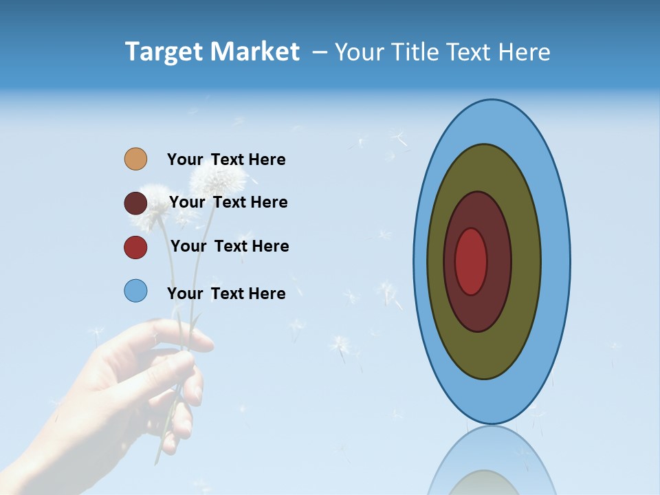 Fingers Horizontal Freedom PowerPoint Template