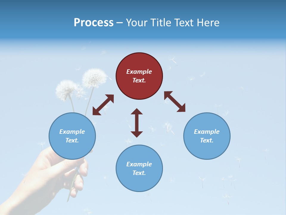 Fingers Horizontal Freedom PowerPoint Template