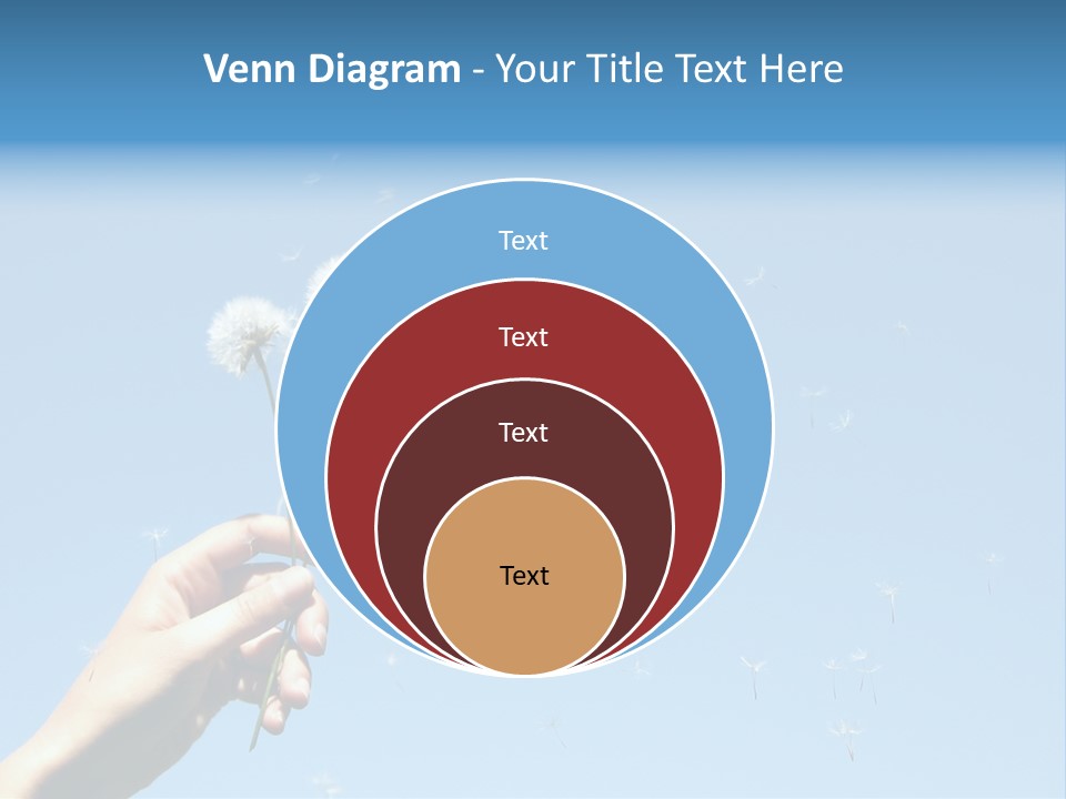 Fingers Horizontal Freedom PowerPoint Template