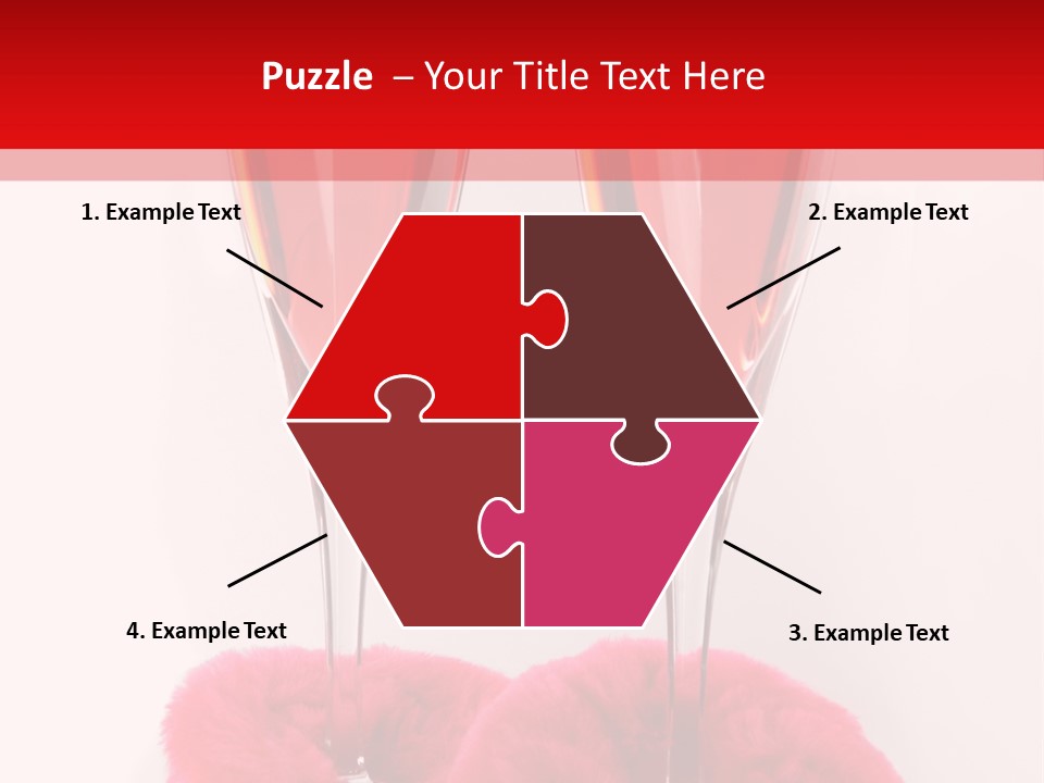 Alcohol Champagne Cutout PowerPoint Template