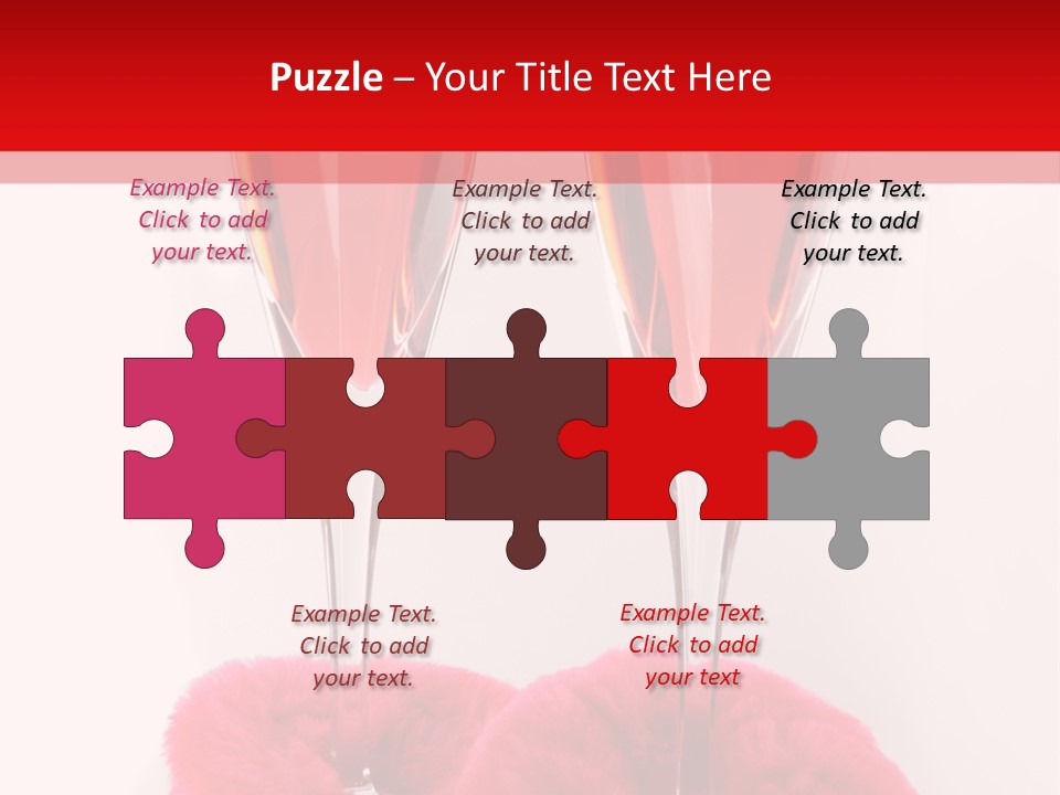 Alcohol Champagne Cutout PowerPoint Template