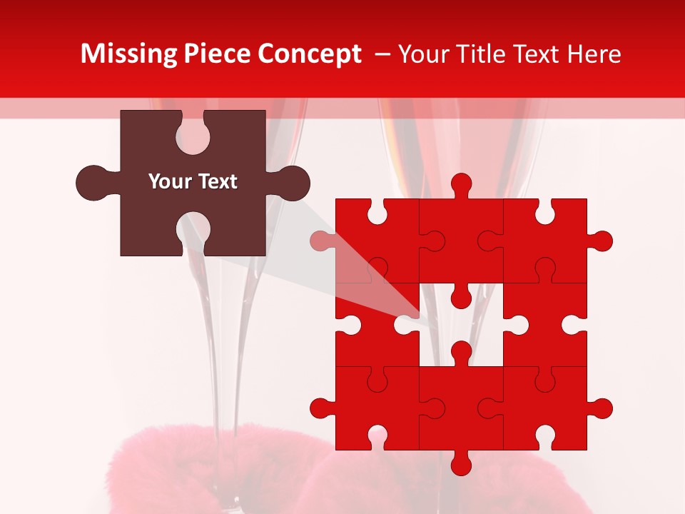 Alcohol Champagne Cutout PowerPoint Template