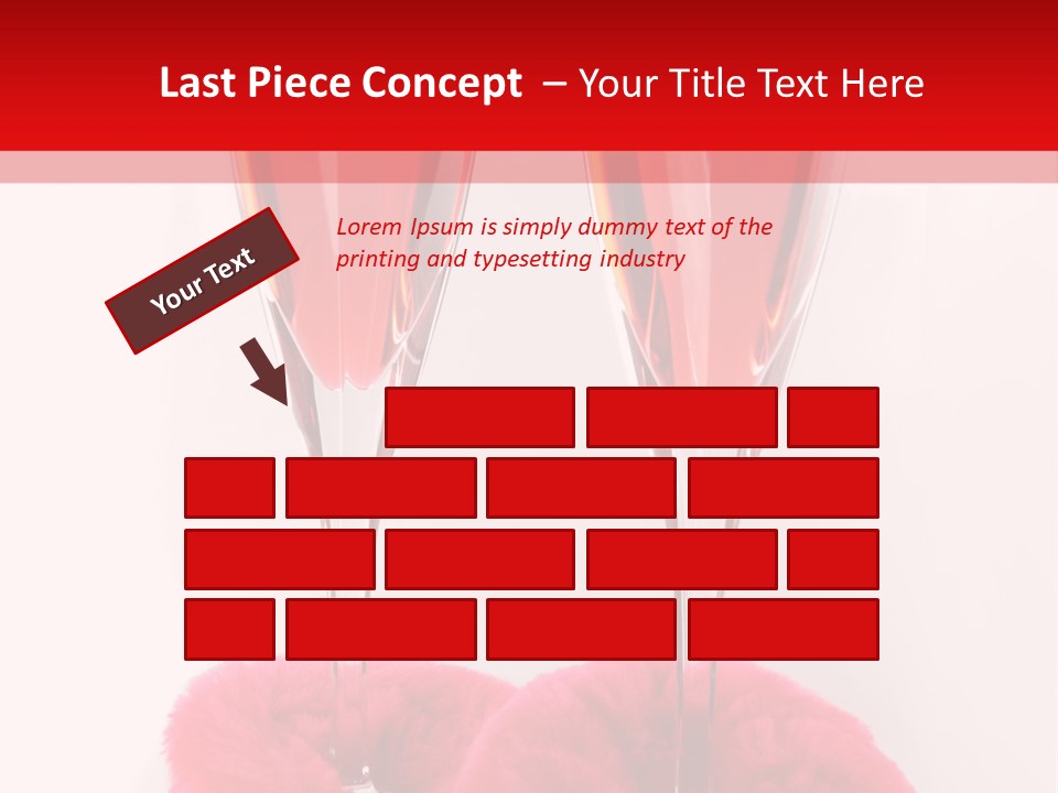 Alcohol Champagne Cutout PowerPoint Template