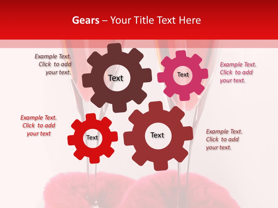 Alcohol Champagne Cutout PowerPoint Template