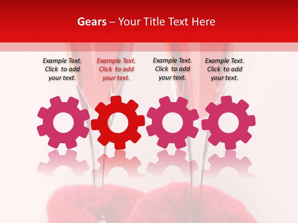 Alcohol Champagne Cutout PowerPoint Template