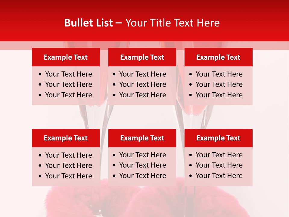 Alcohol Champagne Cutout PowerPoint Template