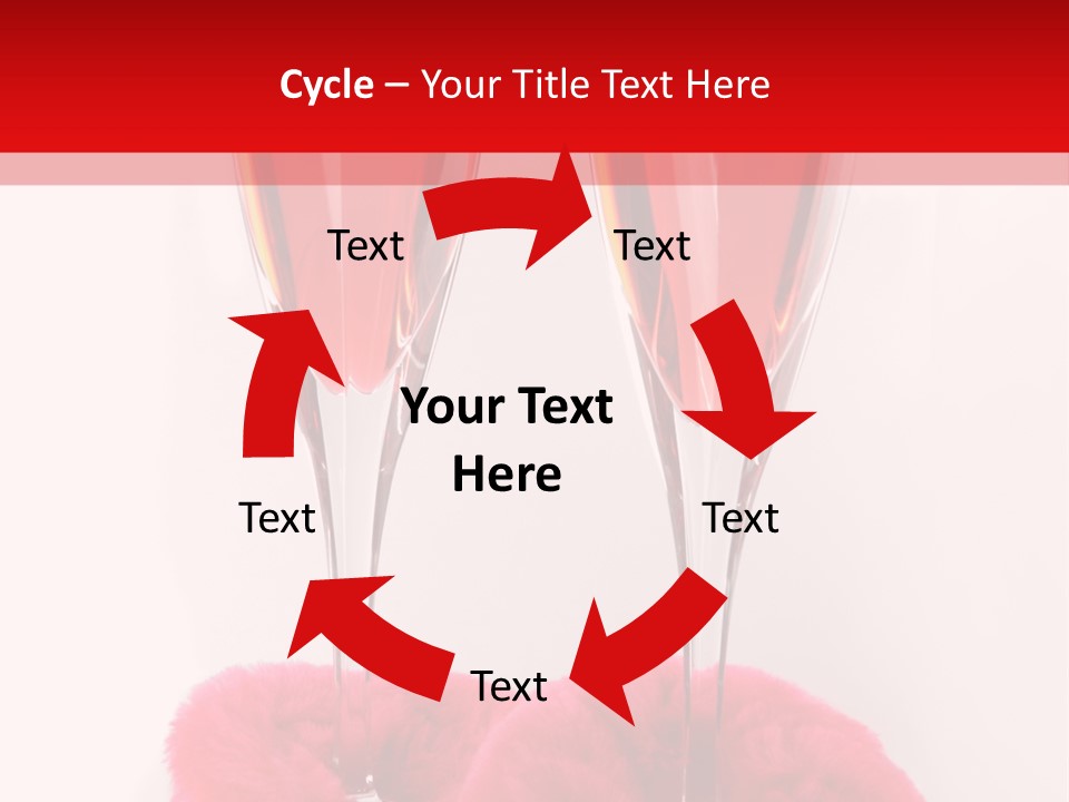 Alcohol Champagne Cutout PowerPoint Template