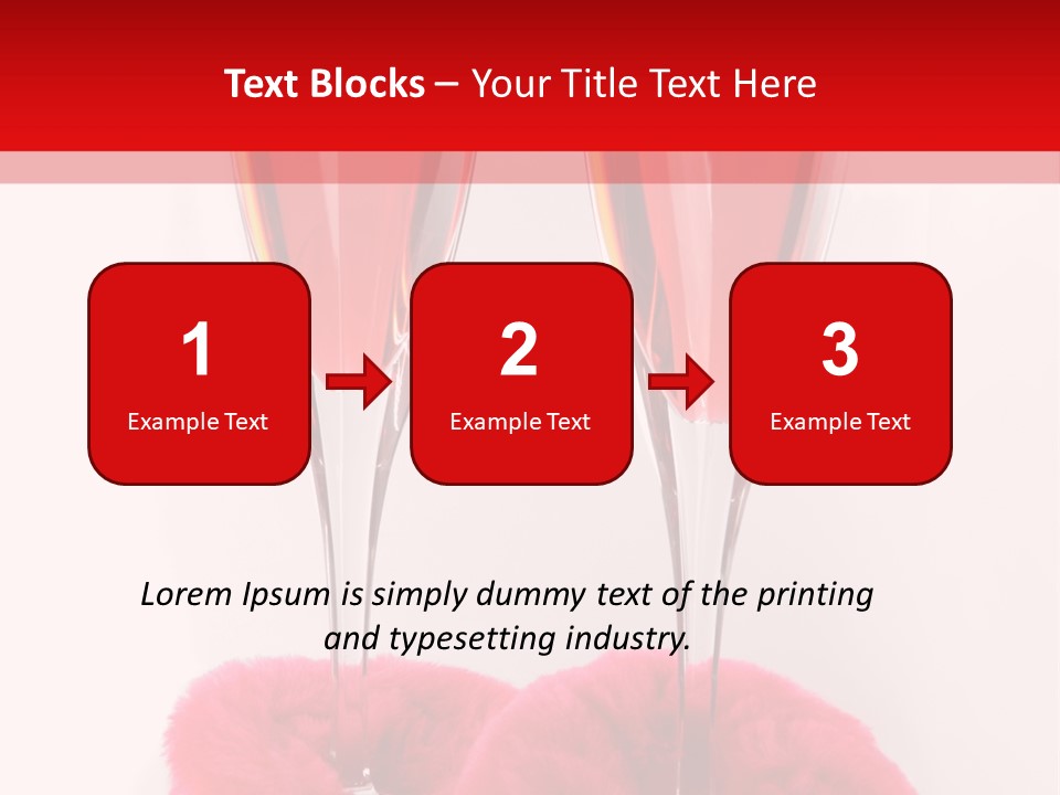 Alcohol Champagne Cutout PowerPoint Template