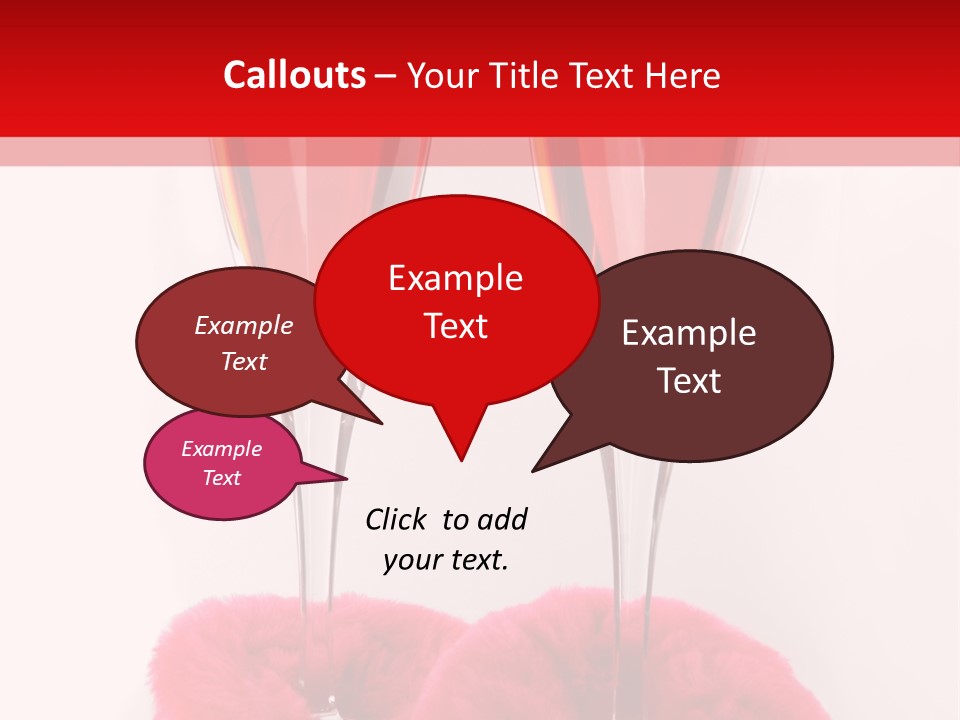 Alcohol Champagne Cutout PowerPoint Template