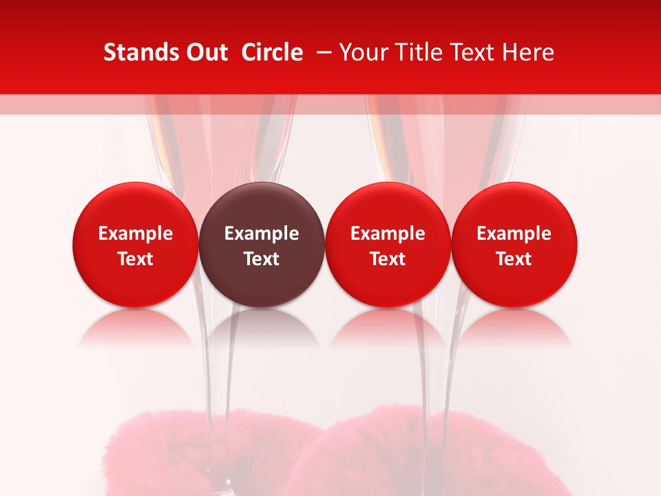 Alcohol Champagne Cutout PowerPoint Template