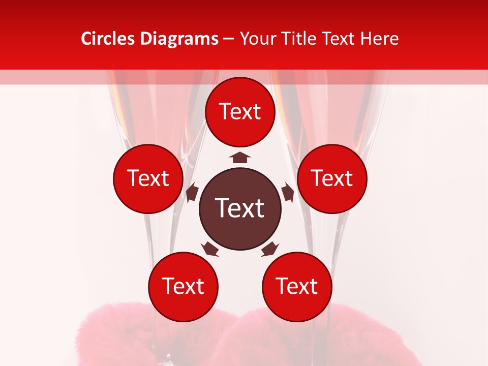 Alcohol Champagne Cutout PowerPoint Template