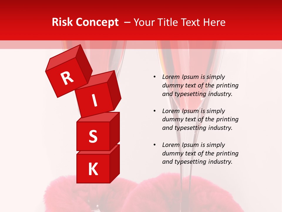 Alcohol Champagne Cutout PowerPoint Template