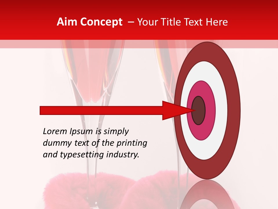 Alcohol Champagne Cutout PowerPoint Template