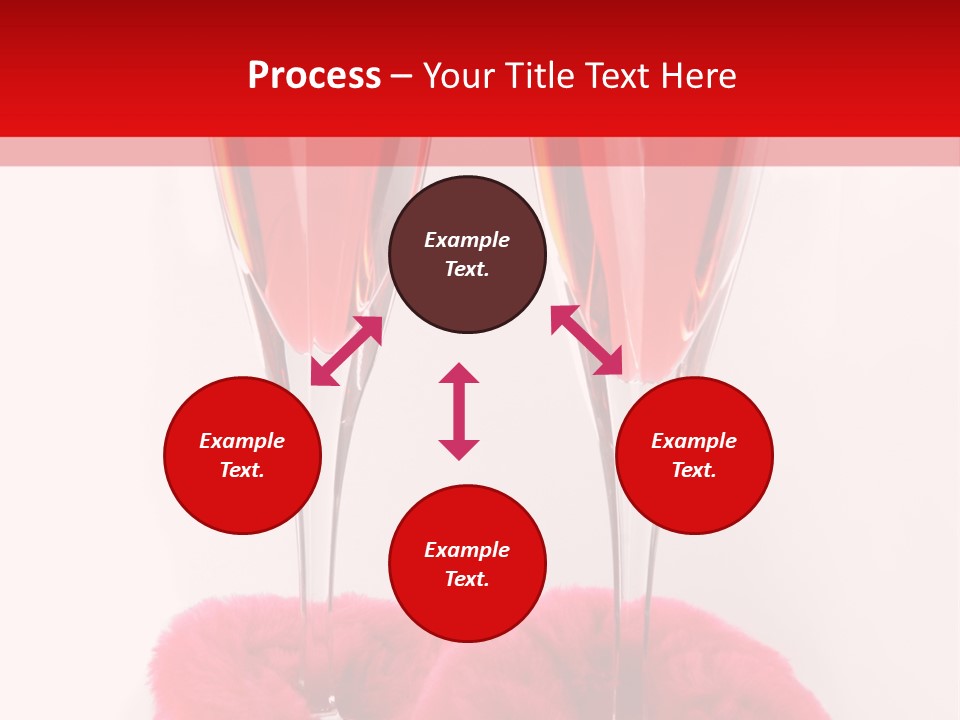 Alcohol Champagne Cutout PowerPoint Template