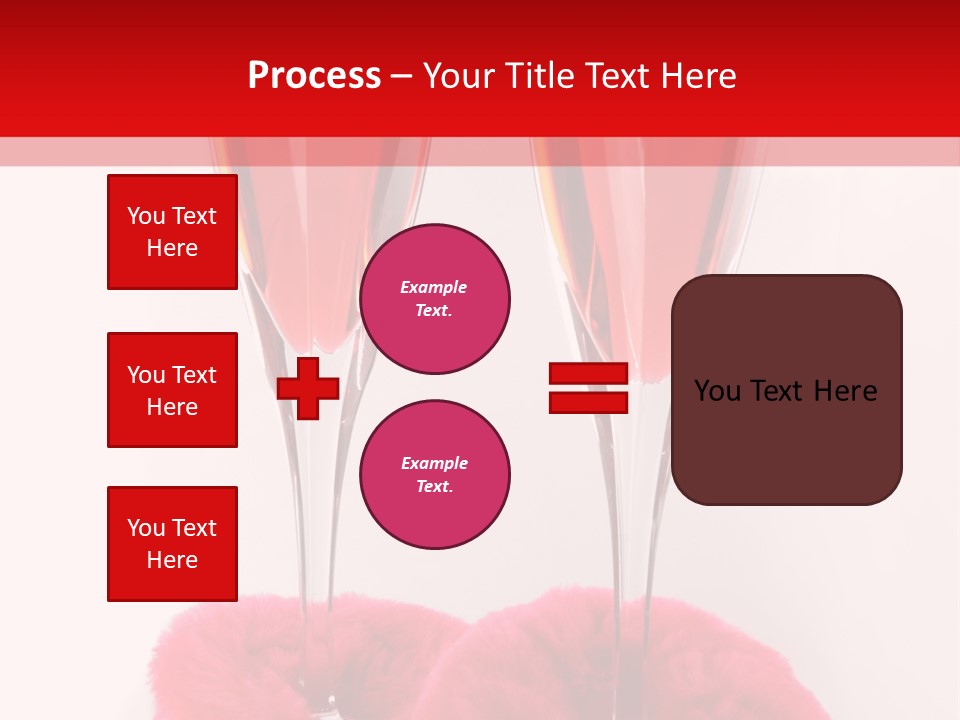 Alcohol Champagne Cutout PowerPoint Template