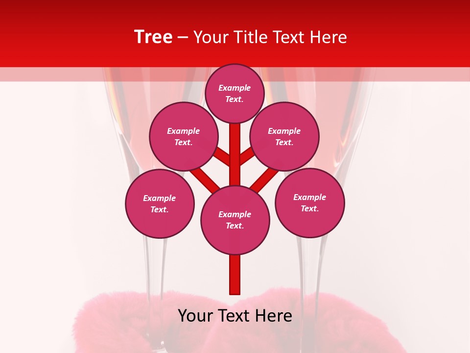 Alcohol Champagne Cutout PowerPoint Template