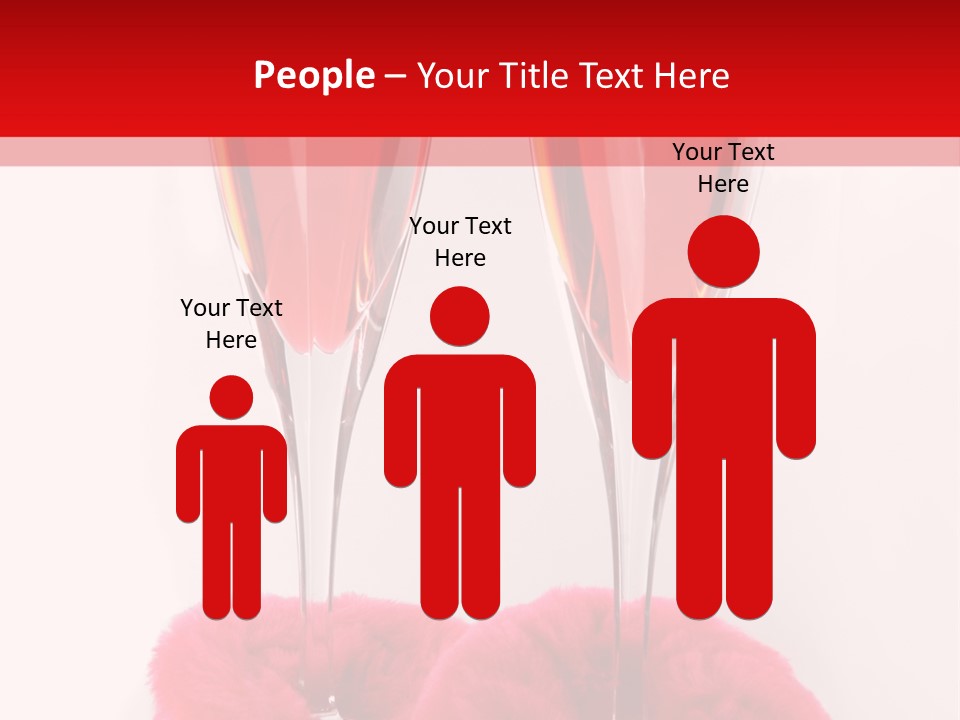 Alcohol Champagne Cutout PowerPoint Template