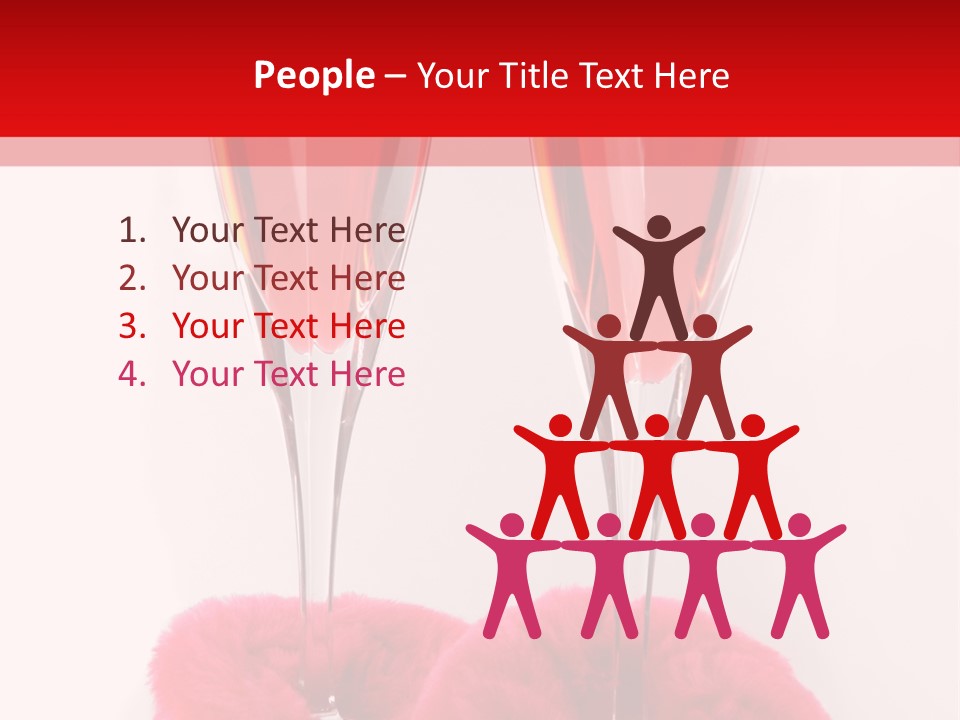 Alcohol Champagne Cutout PowerPoint Template