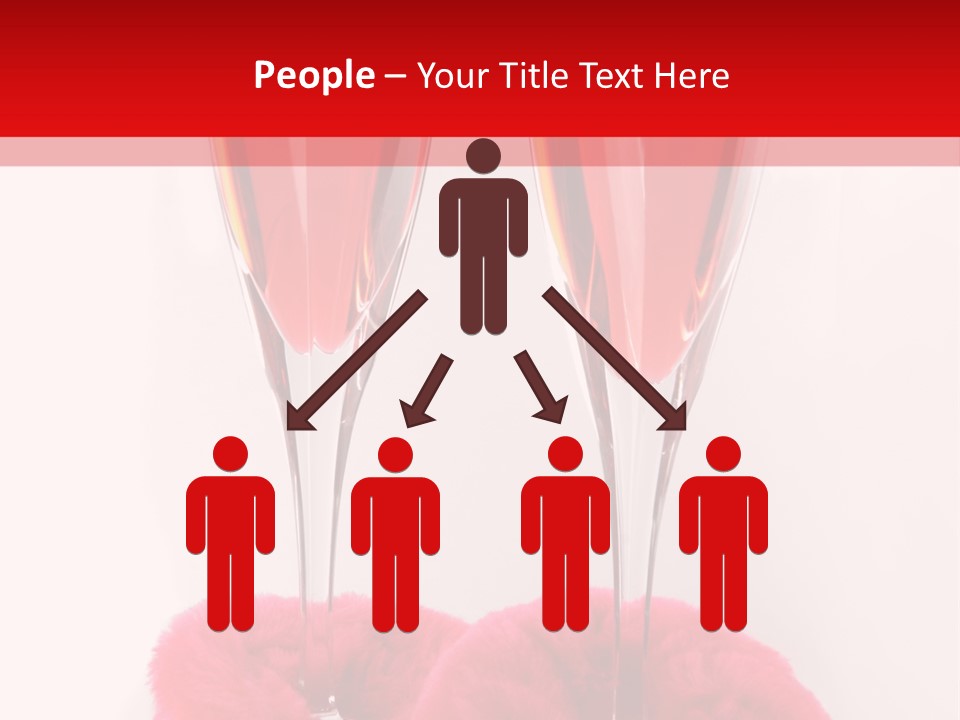 Alcohol Champagne Cutout PowerPoint Template