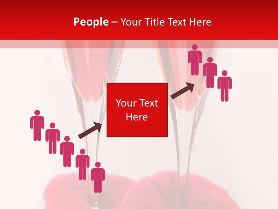 Alcohol Champagne Cutout PowerPoint Template