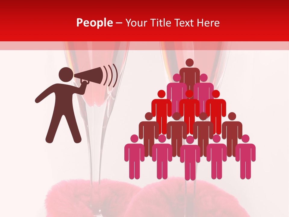 Alcohol Champagne Cutout PowerPoint Template