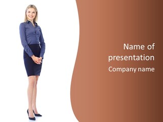 Face Fashion Person PowerPoint Template