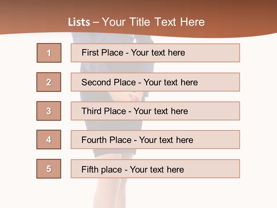 Face Fashion Person PowerPoint Template